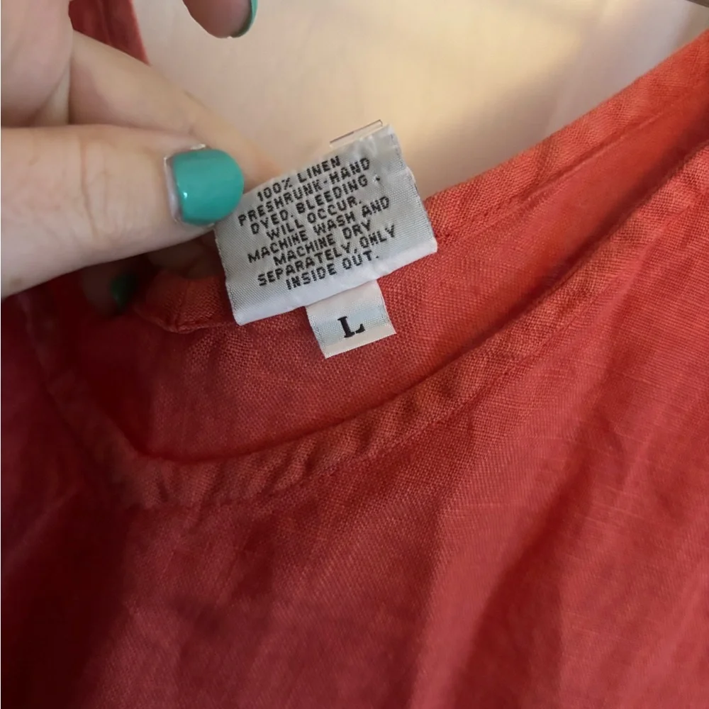 CP shades linen top - lrg - Picture 3 of 4